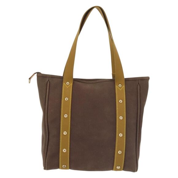 LOUIS VUITTON Antigua Cabas MM Tote Bag Brown M40086 - Picture 3 of 13